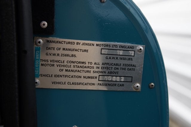 1973 Jensen-Healey Convertible Base