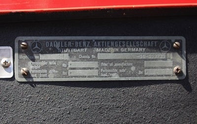 1961 Mercedes-Benz 190SL Roadster