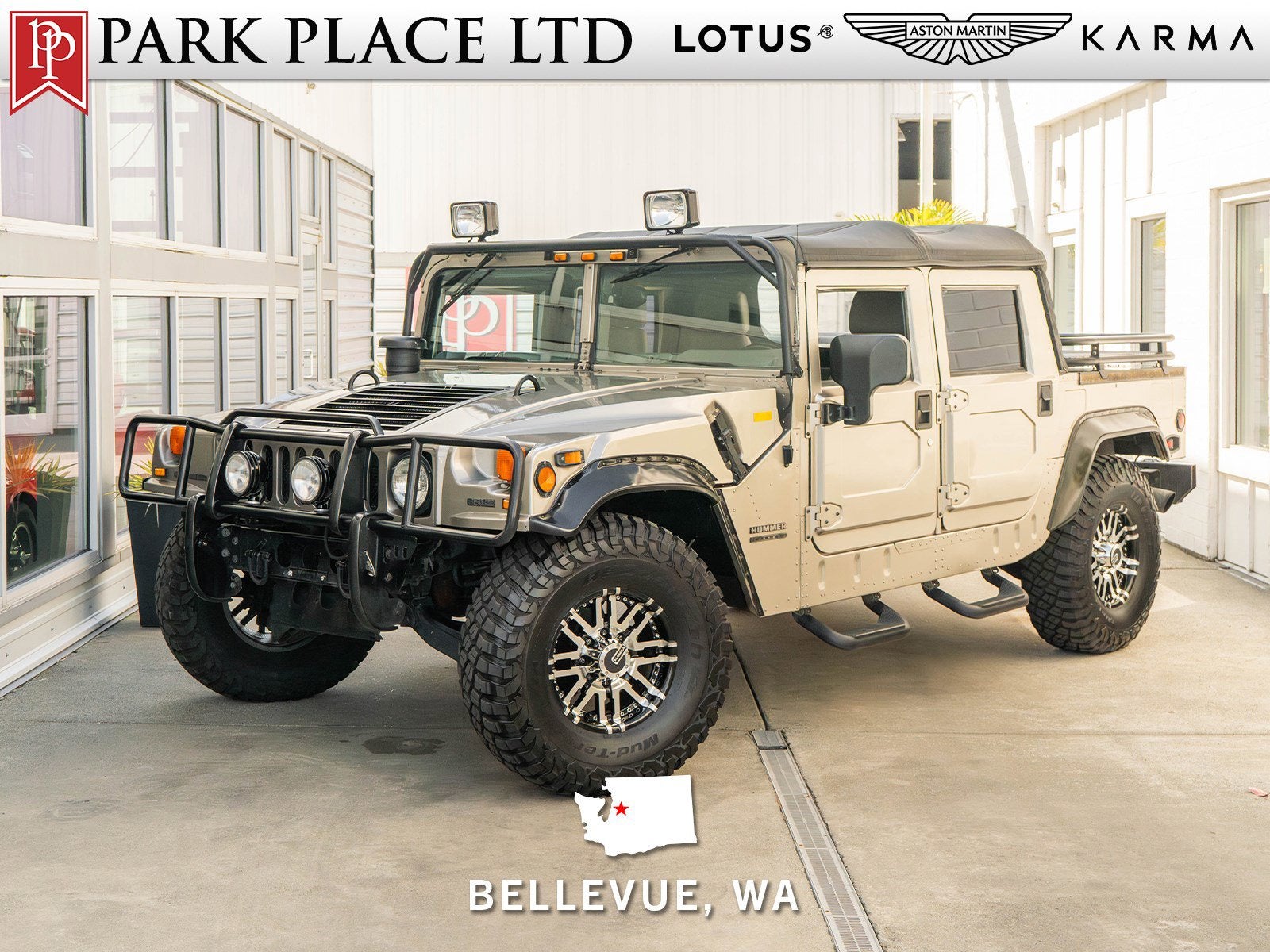 2000 AM General Hummer 4-Passenger Open Top Hard Doors