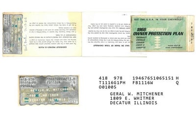 1966 Chevrolet Corvette 427 Roadster