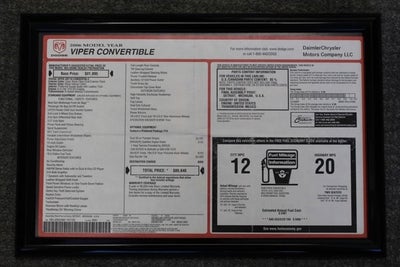 2006 Dodge Viper SRT10 Roadster