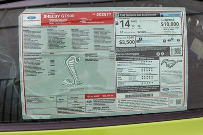 2020 Ford Mustang Shelby GT500