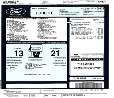 2006 Ford GT 2dr Cpe
