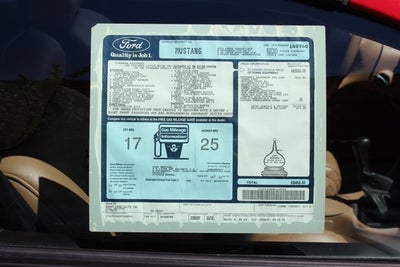 1994 Ford Mustang Cobra Pace Car Convertible