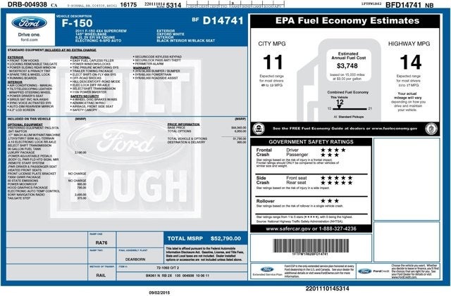 2011 Ford F-150 SVT Raptor Crew Cab