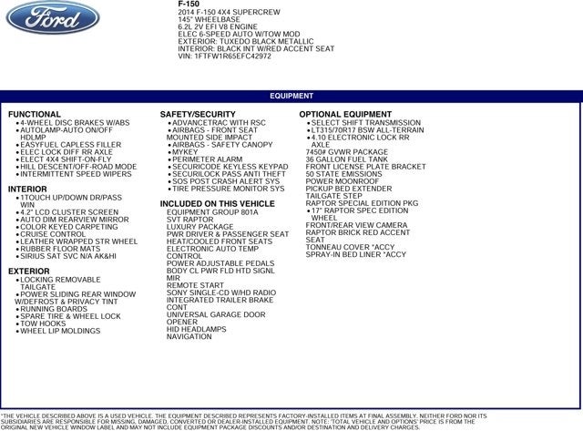 2014 Ford F-150 SVT Raptor