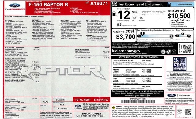 2023 Ford F-150 Raptor R