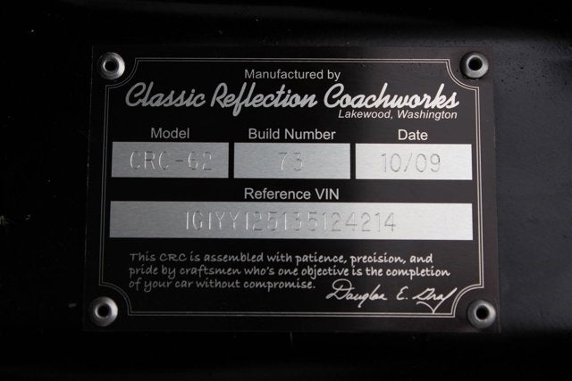 2003 Chevrolet Corvette 1962 Style CRC Conversion Z06