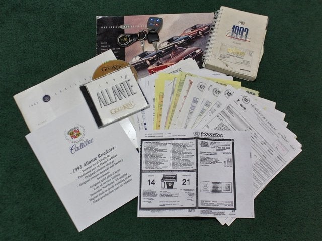 1993 Cadillac Allante 2dr Coupe Convertible