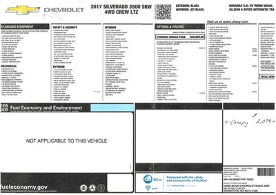2017 Chevrolet Silverado 3500HD LTZ