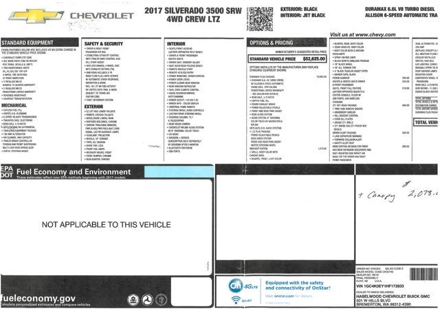 2017 Chevrolet Silverado 3500HD LTZ
