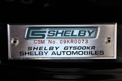 2009 Ford Mustang Shelby GT500KR