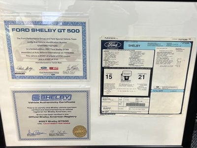 2007 Ford Mustang Shelby GT500