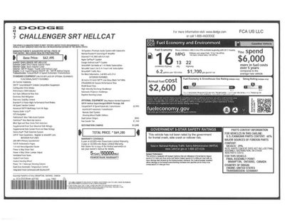 2017 Dodge Challenger SRT Hellcat