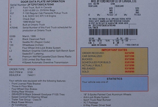 1999 Ford F-150 SVT Lightning