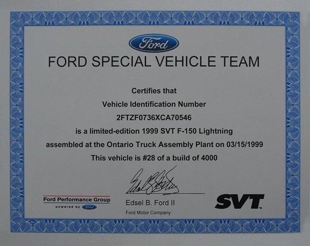 1999 Ford F-150 SVT Lightning