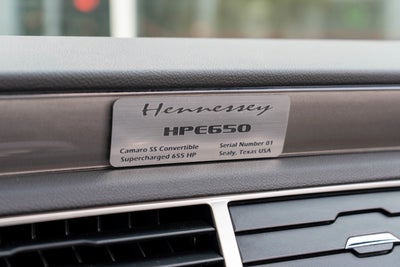 2011 Chevrolet Camaro 2SS Hennessey HPE650