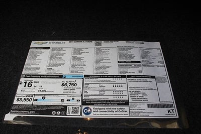 2015 Chevrolet Camaro ZL1