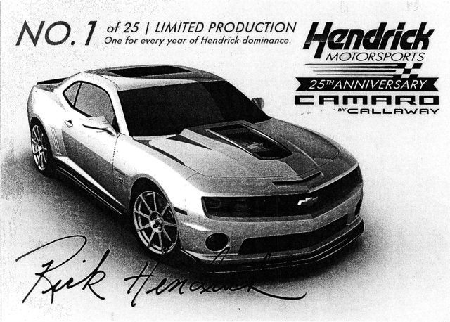 2010 Chevrolet Camaro 2SS Hendrick Callaway