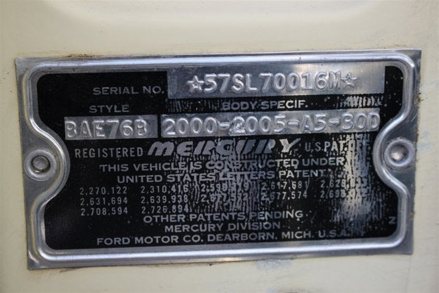 1957 Mercury Turnpike Cruiser Convertible Pace Car