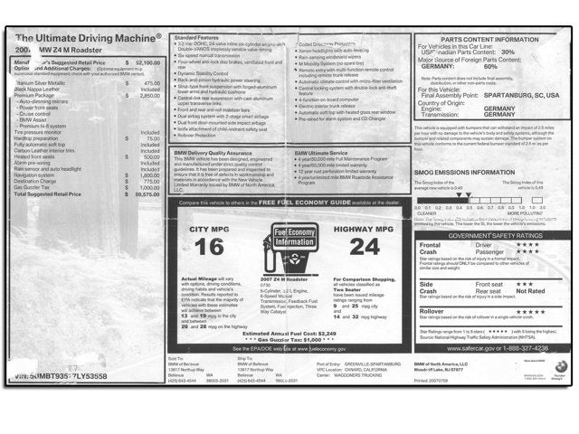2007 BMW Z4 M Roadster