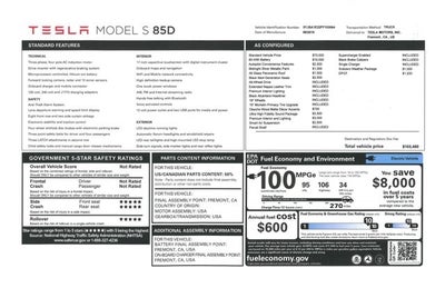 2015 Tesla Model S 85D