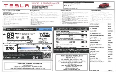2014 Tesla Model S P85+