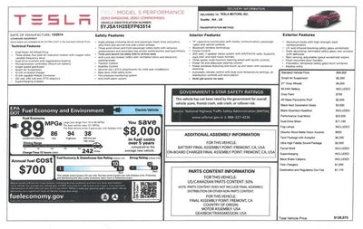 2014 Tesla Model S P85D