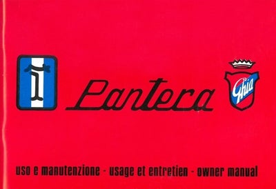 1974 DeTomaso Pantera Base