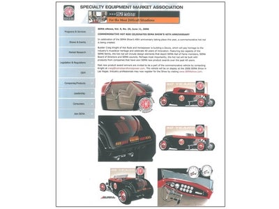 1932 Ford SEMA 40th Anniversary Deuce Base