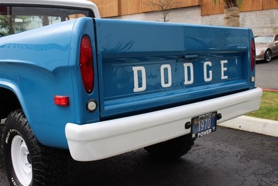 1970 Dodge Sweptline Power Wagon 4x4