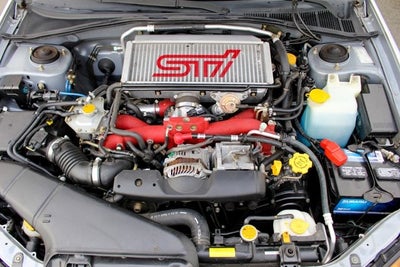 2004 Subaru Impreza Sedan WRX STi w/Silver Wheels