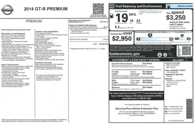2014 Nissan GT-R Premium