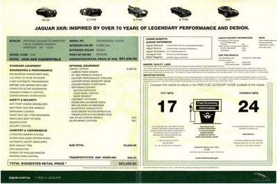 2006 Jaguar XK8 XKR