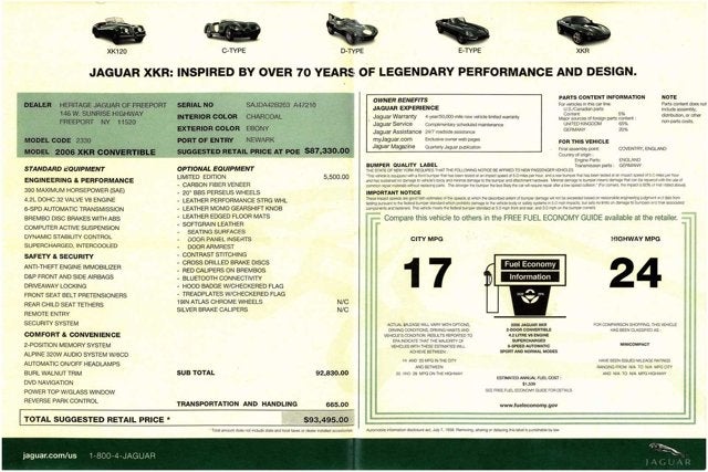 2006 Jaguar XK8 XKR