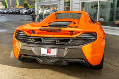 2015 McLaren 650S 2dr Conv Spider