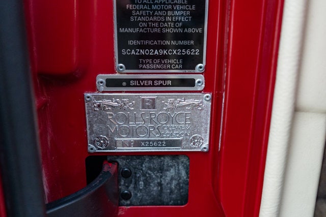 1989 Rolls-Royce Silver Spur 