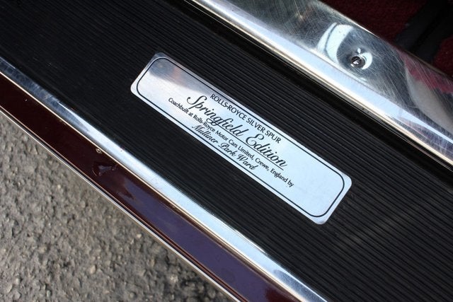 1996 Rolls-Royce Silver Spur IV Springfield Edition