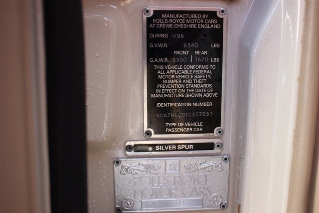 1996 Rolls-Royce Silver Spur 