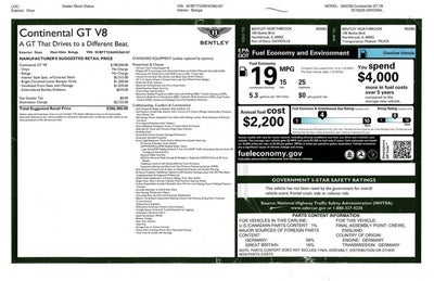 2017 Bentley Continental GT V8