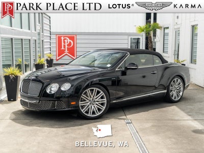 2014 Bentley Continental GT Speed 2dr Conv