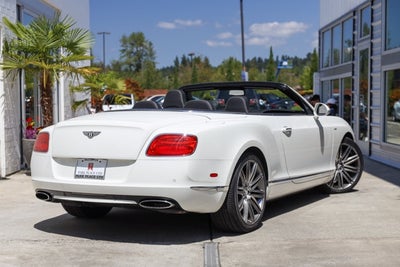 2014 Bentley Continental GTC Speed Convertible