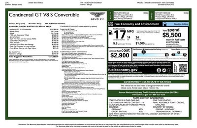 2016 Bentley Continental GT V8 S