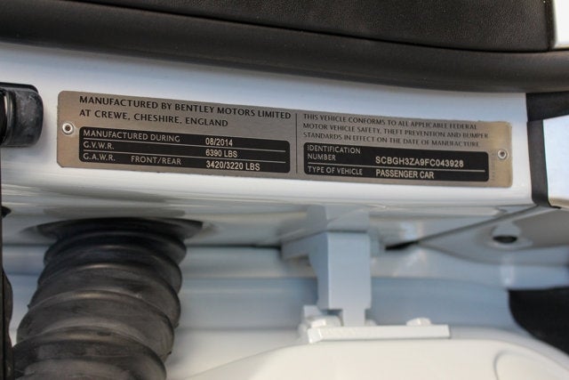 2015 Bentley Continental GT V8 S Mulliner