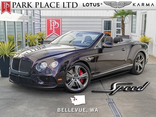 2017 Bentley Continental GT Speed