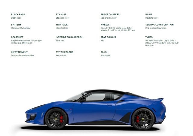2021 Lotus Evora GT Coupe