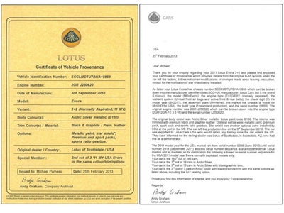 2011 Lotus Evora 2+2