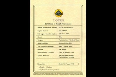 2009 Lotus Elise 2dr Conv