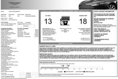 2007 Aston Martin DB9 Volante