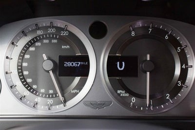 2007 Aston Martin V8 Vantage 2dr Cpe Manual